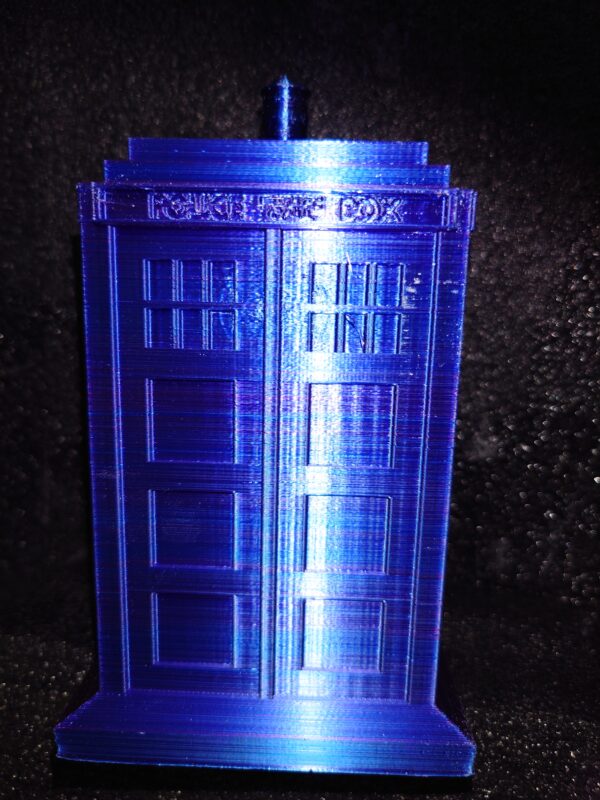 creopop dot co dot uk Doctor Who's Tardis (Call Box) Blue & Red Duo pla image