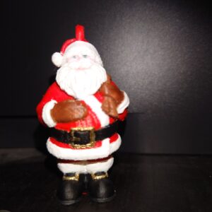 www.creopop.co.uk painted 3d printed santa claus christmas tree decoration image