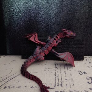 www.creopop.co.uk articulated winged 3d printed dragon image