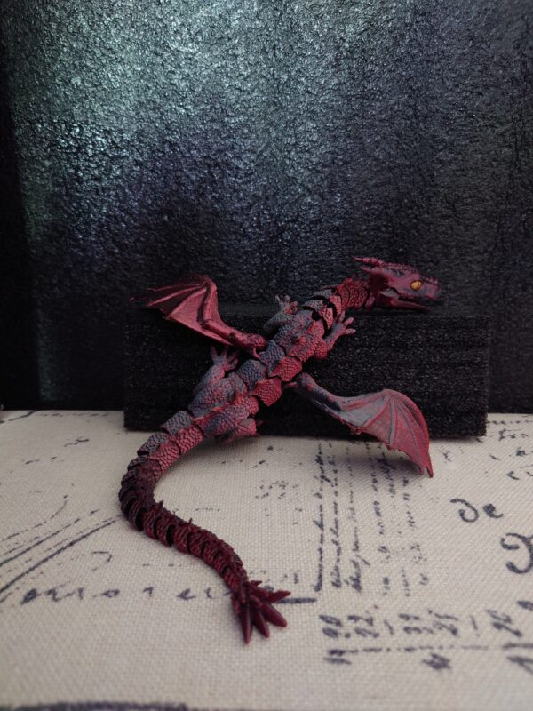 www.creopop.co.uk articulated winged 3d printed dragon image