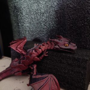 www.creopop.co.uk articulated winged 3d printed dragon