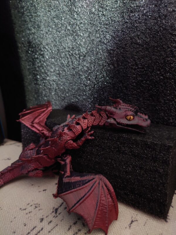 www.creopop.co.uk articulated winged 3d printed dragon