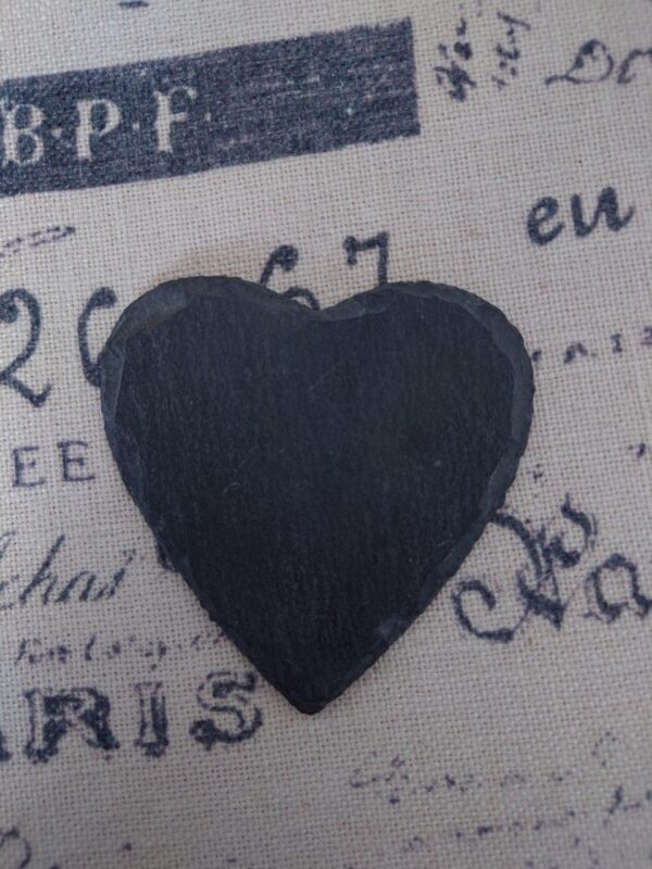 www.creopop.co.uk heart shaped slate coaster image