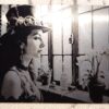 steampunk imagery on a black aluminum business card image