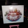 creopop dot co dot uk painted white, laser engraved tile and stand image