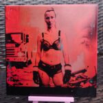 creopop dot co dot uk sexy fire woman engraved on a tile image