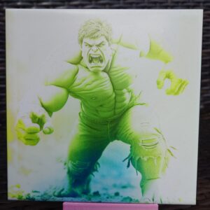 creopop dot co dot uk incredible hulk engrave on a tile image